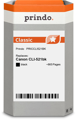 Prindo Classic Preto Cartucho de tinta