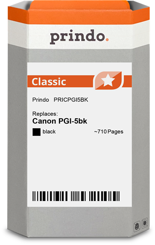 Prindo Classic Preto Cartucho de tinta