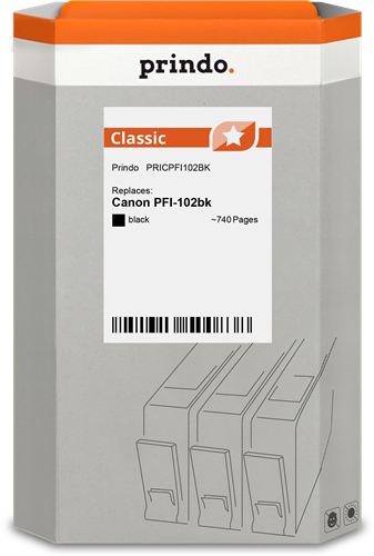Prindo Classic Preto Cartucho de tinta