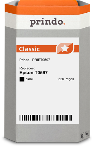 Prindo Classic Preto Cartucho de tinta