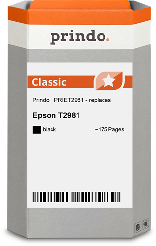 Prindo Classic Preto Cartucho de tinta