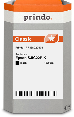 Prindo Classic Preto Cartucho de tinta