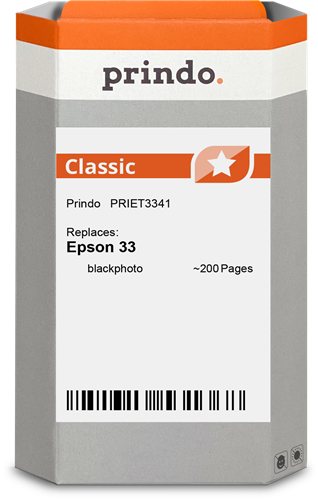 Prindo Classic Preto (foto) Cartucho de tinta