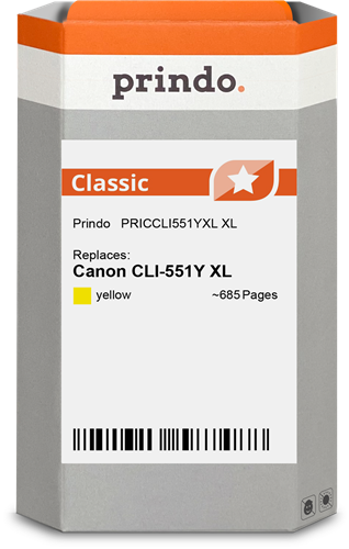 Prindo Classic XL Amarelo Cartucho de tinta