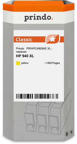Prindo Classic XL Amarelo Cartucho de tinta