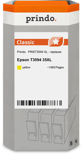 Prindo Classic XL Amarelo Cartucho de tinta