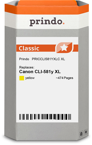 Prindo Classic XL Amarelo Cartucho de tinta