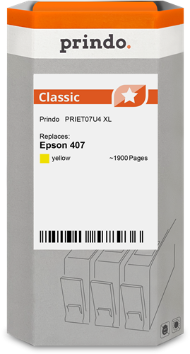 Prindo Classic XL Amarelo Cartucho de tinta