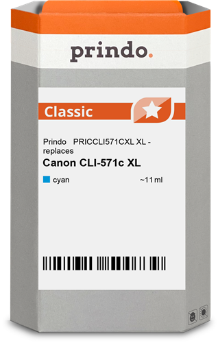 Prindo Classic XL ciano Cartuccia d'inchiostro
