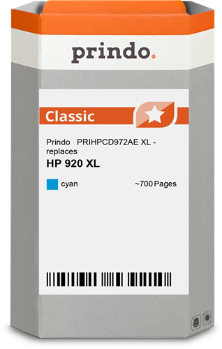 Prindo Classic XL Cyan Cartucho de tinta