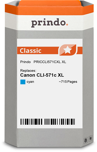 Prindo Classic XL Cyan Cartucho de tinta