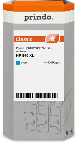 Prindo Classic XL Cyan Cartucho de tinta
