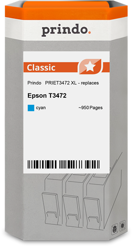 Prindo Classic XL Cyan Cartucho de tinta