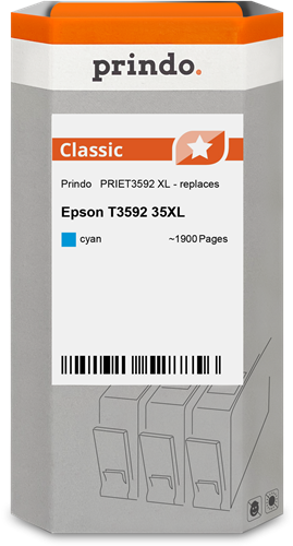 Prindo Classic XL Cyan Cartucho de tinta
