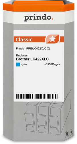 Prindo Classic XL Cyan Cartucho de tinta