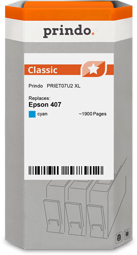 Prindo Classic XL Cyan Cartucho de tinta