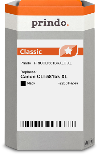 Prindo Classic XL Černá Inkoustovou kazetu