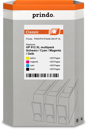Prindo Classic XL Černá / tyrkysová / purpurová / žlutý