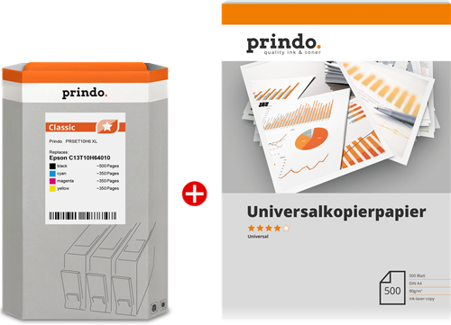 Prindo Classic XL Černá / tyrkysová / purpurová / žlutý / Bílý 