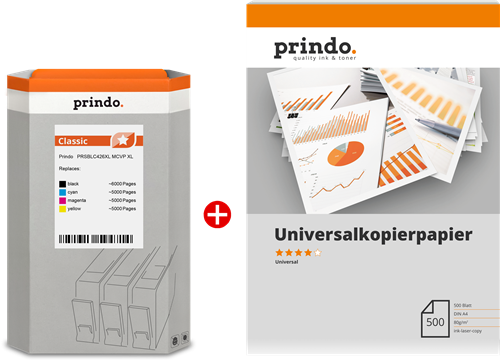 Prindo Classic XL Černá / tyrkysová / purpurová / žlutý / Bílý 