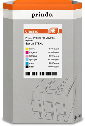 Prindo Classic XL Multipack nero / ciano / magenta / giallo / ciano (chiaro) / magenta (chiaro)