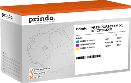 Prindo Classic XL Pack Cyan / Magenta / Amarelo