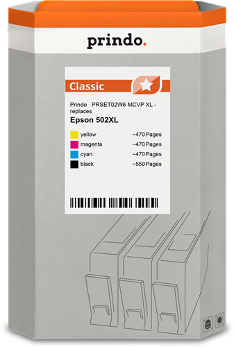 Prindo Classic XL Pack Preto / Cyan / Magenta / Amarelo