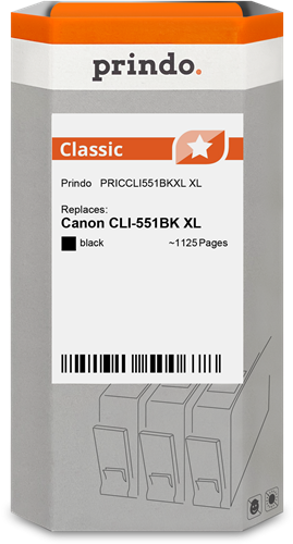 Prindo Classic XL Preto Cartucho de tinta