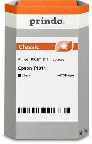 Prindo Classic XL Preto Cartucho de tinta