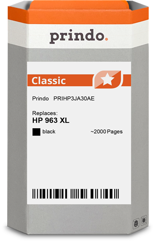 Prindo Classic XL Preto Cartucho de tinta