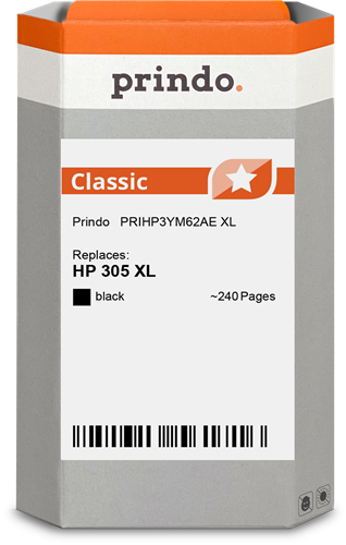 Prindo Classic XL Preto Cartucho de tinta
