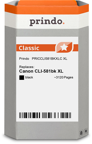 Prindo Classic XL Preto Cartucho de tinta