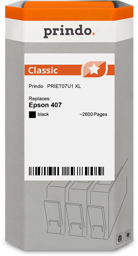 Prindo Classic XL Preto Cartucho de tinta