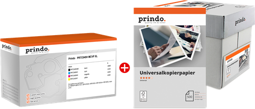 Prindo Classic XL Preto / Cyan / Magenta / Amarelo / Branco Value Pack