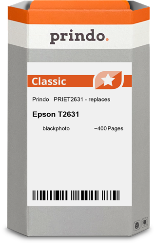 Prindo Classic XL Preto (foto) Cartucho de tinta