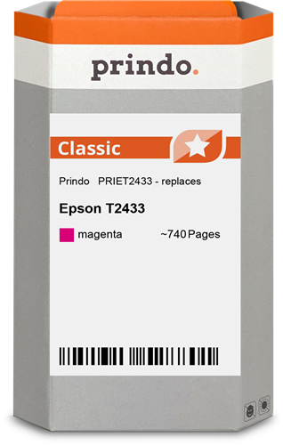 Prindo Classic XL purpurová Inkoustovou kazetu
