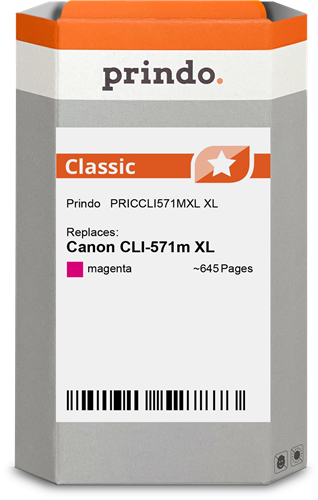 Prindo Classic XL purpurová Inkoustovou kazetu