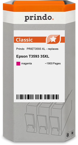 Prindo Classic XL purpurová Inkoustovou kazetu