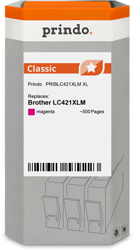 Prindo Classic XL purpurová Inkoustovou kazetu