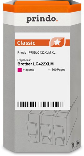 Prindo Classic XL purpurová Inkoustovou kazetu