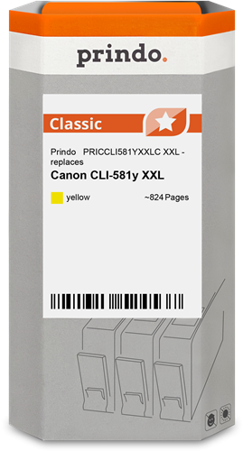 Prindo Classic XXL Amarelo Cartucho de tinta