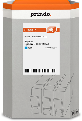 Prindo Classic XXL Cyan Cartucho de tinta