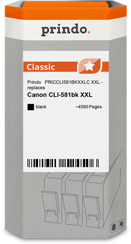 Prindo Classic XXL Preto Cartucho de tinta