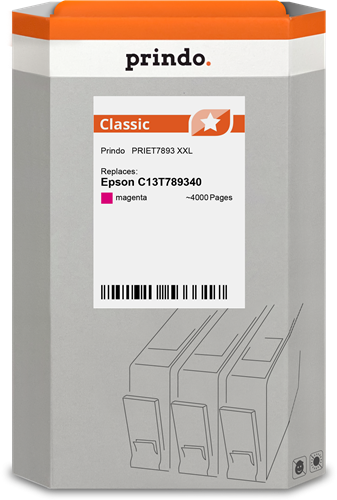 Prindo Classic XXL purpurová Inkoustovou kazetu
