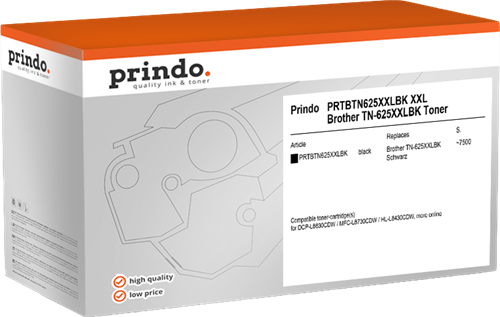 Prindo PRTBTN625XXLBK