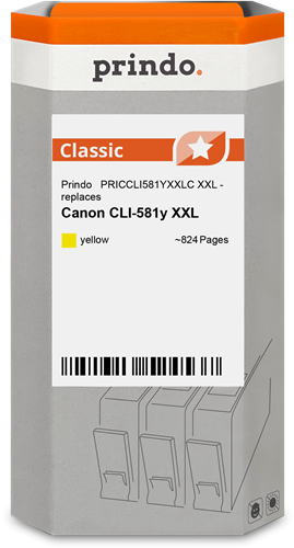 Prindo Classic XXL yellow ink cartridge