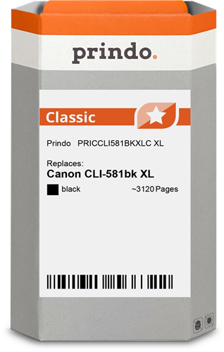 Prindo CLI-581 XL nero Cartuccia d'inchiostro