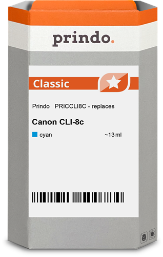 Prindo CLI-8 cyan kardiż atramentowy