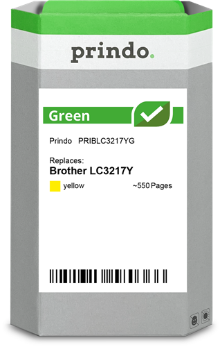 Prindo Green Amarelo Cartucho de tinta
