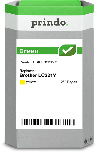 Prindo Green Amarelo Cartucho de tinta